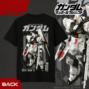 Bandai | High Rise Mobile Fighter Short-Sleeved T-Shirt - Mens Summer Style - High-Quality Versatile Design - Anime Print Trendy
