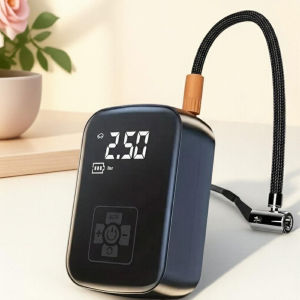 Wireless Portable Car Motorcycle Bicycle Boat Tire Inflator Pump Digital LCD Pressure Gauge Auto Shut Off