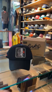 LINKSWEAR TOPI PRIA DISTRO TRUCKER HAT CAPS TOPI JARING CHARACTER BLACK 124
