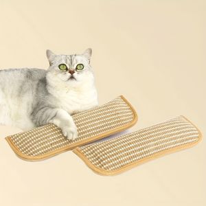 Teething Pillow Bite-Resistant Teeth-Cleaning Cat Toy Candy Self-Entertainment Boredom Relief Scratching Board Jute Cat Scratching Board