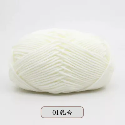 milk cotton yarn 5ply/ benang rajut katun susu