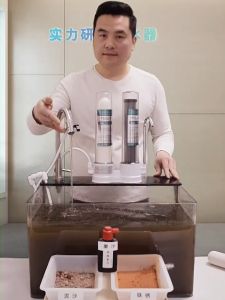 Water Filter Domestic Tabletop Ultrafiltration 2 Stage Counter Water Filter Water Treatment For Kitchen Water Purifiers