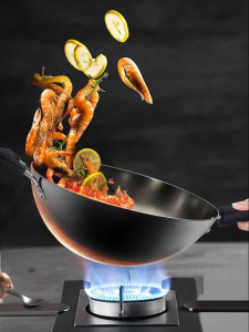 Supor | Chảo Lõm Không Gỉ Không Phủ 34cm