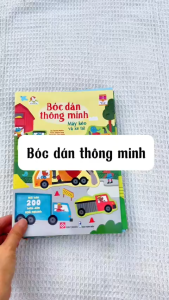 Sách Bóc Dán Thông Minh Sticker Cho Bé 3 - 8 tuổi Đinh Tị