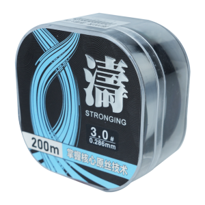 LOONG BRAID Invisible Nylon Fishing Line 200M High Tensile Low Memory Mono Durable Wear Resistant Fishing Line Monofilament Line