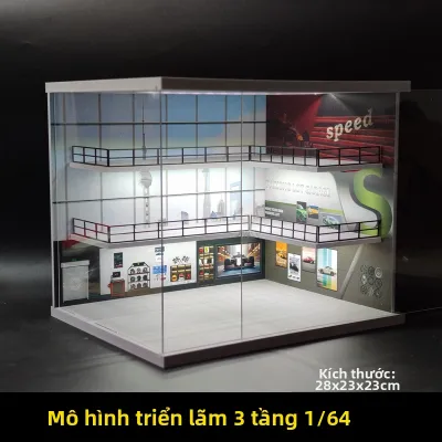 Tủ Trưng Bày Đèn Đa Cấp 1/64