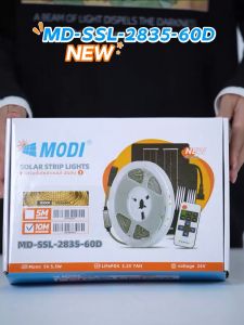 MODI ไฟริบบิ้นโซล่าเซลล์ ไฟแฟรี่ ไฟคริสต์มาสตกแต่ง ไฟกระพริบ แสงเหลือง ยาว 5Mและ10M ไฟเส้นตกแต่งภายในอาคาร ประดับห้องพร้อมกาวในตัว christmas light