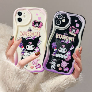 Samsung เคส TPU รุ่น A34 A14 A04 A54 A02S A04S A04E A24 A23 A13 A03 A52 A50S A52S A03S การ์ตูนน่ารัก Kumi พิมพ์ลายหยัก