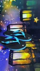 MIZEO STREET Sandal Jepit Pria Wanita Dewasa Spon Lentur Dua Warna Tosca Hitam M024