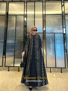 GAMIS SHANUM /GAMIS MOTIP CANTIK/GAMIS MEWAH/MOTIPMEWAH DAN ELEGAN/ AMORE BY RUBY