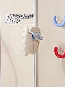 2 Chiếc Giá Để Giày Treo Tường Có Móc Dính Không Cần Khoan Tiết Kiệm Không Gian Giá Để Dép Cho Lối Vào Phòng Tắm Lưu Trữ Đa Năng Nhựa Kim Loại