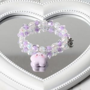 Adorable Star Crystal Attracting Couple Bracelets Cute Best Friend Three-Strand Bracelet High Aesthetic Value Fashion Jewelry