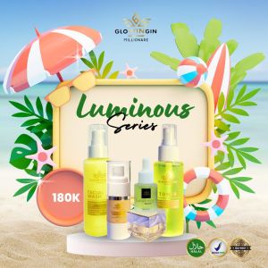 Glowingin Skincare Bpom Paket Whitening Glowing Acne Series 5 in 1 | Paket Premium