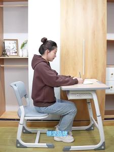 Adjustable Height Student Study Table and Chair