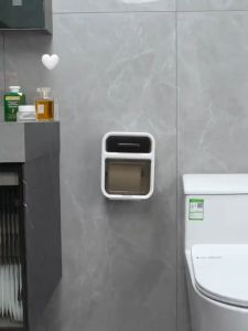 Hộp đựng giấy chống nước  hộp đựng giấy 2 tầng chất liệu nhựa APS cao cấp sang trọng tặng kèm miếng dán cường lực [co sỉ]