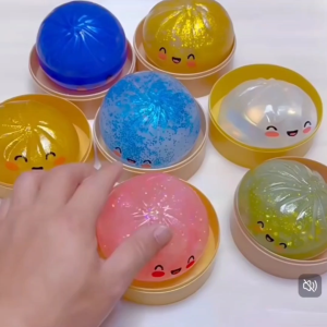 Toys Bao Zi Squeezable Steamed Buns Cute and Fun Realistic Bun ShapesSoft and Non-sticky Relaxing and Decompression