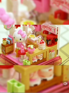 AREA-X AB0070-AB0075 Sanrio Series Street Shop Blocks Present Gift Building Decoration Brick Toys 三丽鸥街边商店 *READY STOCK*