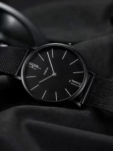 Fashion Simple Men Watch TOP Brand Luxury Classic Design Quartz Wristwatches For Man Ultra Thin Business Male Clock Montre Homme