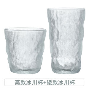 Cốc Thủy Tinh Iceberg Dành Cho Nam Và Nữ Cốc Đựng Đồ Uống Phong Cách Nhật Bản Cốc Đựng Cà Phê Hình Tròn Cốc Đựng Trà Sữa Dùng Tại Nhà Cốc Thủy Tinh Dung Tích 301mL-400mL