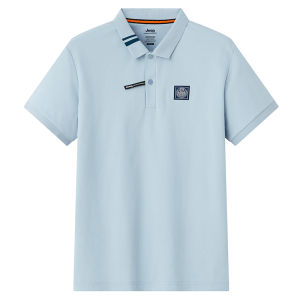 Jeep | Jeep Mens Business Casual Loose Fit Short Sleeve Polo Shirt Breathable Quick Dry Comfortable T-Shirt For Dad Summer Cool Feeling