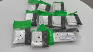 Schneider Electric Affle Plus Series Switches With Fluorescent Locator White || Switches Socket - Suis Rumah