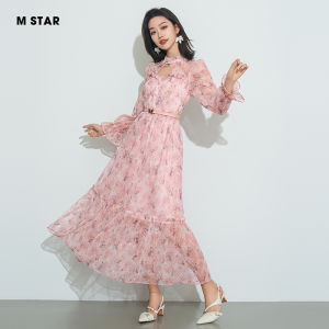 Elegant French Style Summer Polka Dot Embroidered Long Dress Net Skirt Women Anti Aging Quality Polyester Fiber Bubble Sleeve