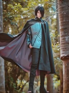 Halloween Cosplay Costume Naruto Shippuden Uzumaki Naruto Uniform Anime Cartoon Character Mens Outfit Party Performance Props