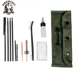SINAIRSOFT Tactical AR Series M16 Tube Brush Metal Cleaning Brush for .223/5.56 Portable Spot Cleaning Kit