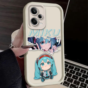 Bandai | Ốp Lưng Silicon Ngộ Nghĩnh Hatsune Miku Kawaii Cho Xiaomi Redmi - Vỏ Điện Thoại Chống Bụi Hai Lớp Nhẹ Chống Trầy Xước Với Bảo Vệ Ống Kính Màn Hình