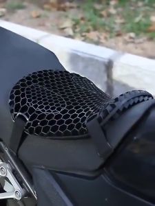 3D Honeycomb Air Comfort Gel Motorcycle Seat Cushion Anti Slip Shockproof Decompression Sun Protect