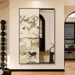 SHENLIANG|Gương Trượt Ẩn Toàn Thân Treo Tường Phong Cách Cổ Điển Pháp HD Không Biến Dạng