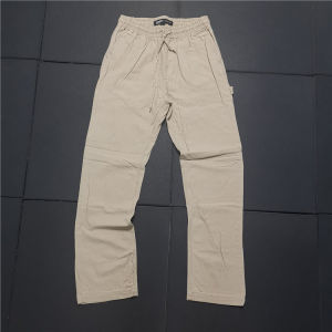 Quần Dài Thường Ngày Bằng Vải Cotton Rộng Rãi Cho Nam Mùa Xuân Thu Quần Dài Đơn Giản Màu Trơn Cạp Chun Ống Đứng K687