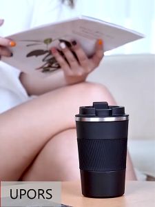 Tumbler Kopi Stainless Insulated TOSO: Gelas Rubber Grip untuk Travel
