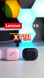 Lenovo XT91 TC02 Pro Wireless Earbuds Bluetooth 5.4 In-Ear True Wireless Earphones Waterproof Superb Deep Bass Earphone Built In Microphone for Huawei Xiaomi iPhone Samsung Oppo
