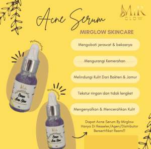 Serum by MIRGLOW SKINCARE terdiri dari 3 macam dengan kandungan aktif yg efektif membantu masalah kulit wajah Anda