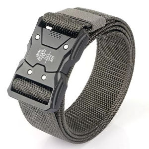 Men Belt Outdoor Hunting Tactical Belt Multi-Function Buckle Nylon Belt High Quality Marine Corps Canvas Belt Plastic buckle