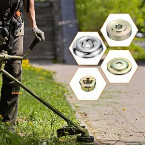 ชุดอุปกรณ์ตัดหญ้า 4 ชิ้น พร้อมหัวตัดหญ้า อะแดปเตอร์หัวตัดหญ้า ใบมีดตัดหญ้าสำหรับหัวตัดหญ้า อะแดปเตอร์ใบมีดตัดหญ้า ชุดยึดน็อต