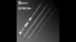 BIUTIFU Spinning Casting XUL Travel Mini Fishing Rod 1.8/1.95/2.1m Carbon Fiber 0.2-10g Ultralight Fast SolidTip For Lure Trout