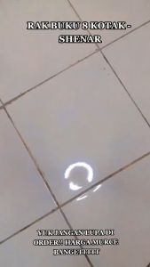 Rak Buku Portable / Lemari Serbaguna 2 Sisi