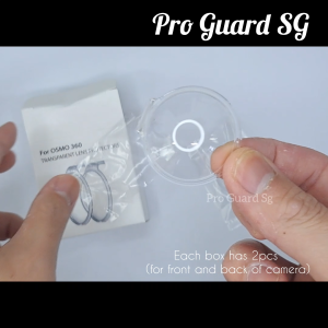 [SG] DJI Osmo 360 Lens Protection Cap (front + back) DJI Osmo 360 Camera Lens Cover Protector Video
