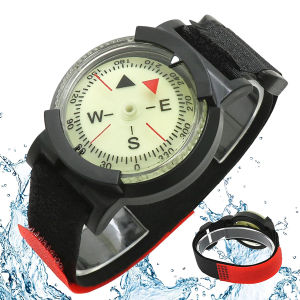 Professional Diving Compass Watch - Waterproof High Precision with Night Light for Scuba Diving Camping Hiking & Outdoor Adve