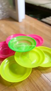 Piring Plastik Jago 3 Warna 12 Pcs / Lusinan - Kitchenware