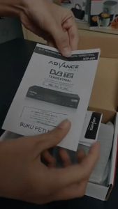 Set Top Box TV Digital Advance STP-A01 DVB T2 EWS UHF HD Settopbox TV Analog ke Digital Bisa Youtube