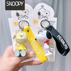 Snoopy Key Chains 2023 Kawaii Sanrio New Snoopy Cartoon Schoolbag Charm Pendant Bag Jewelry Car Keychain Gift for Girls Toys for Girls