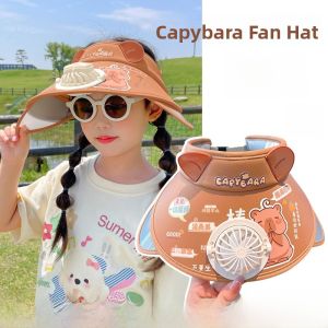 Outdoor Childrens Fan Hat Summer Wide Brim Girls Sun Protection Cap Pariquita Sun Hat Breathable Quick-drying Lightweight