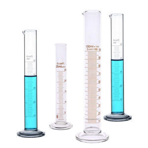 Talao Glass Measuring Cylinder 5ml/10ml/25ml/50ml/100ml Laboratory Measure Tube
