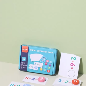 Wooden Montessori Logical Thinking Training Math Toys  1 to 10 Addition Subtraction Teaching Aids Subtraction