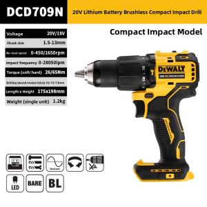 DeWalt | Brushless Cordless Drill Impact Drill Multi-Function Electric Screwdriver