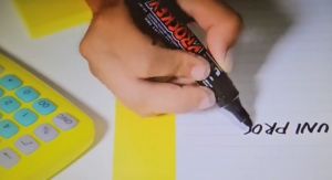 ปากกามาร์คเก้อร์ไร้สาร ไร้กลิ่น uni PROCKEY non erosive Water Marker by Mitsubishi Japan