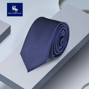 No-Tie Zipper Mens Blue & Black Business & Wedding Tie